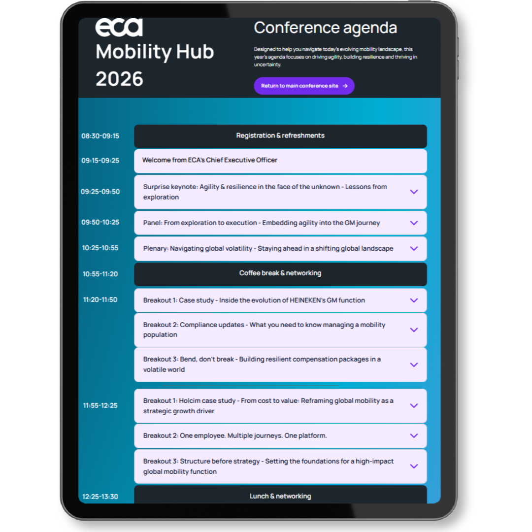 View the agenda